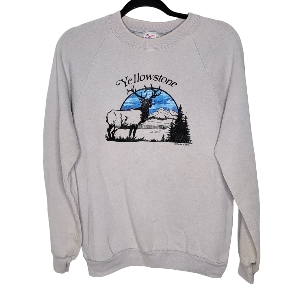 Vintage 80s Yellowstone National Park Crewneck Sweatshirt